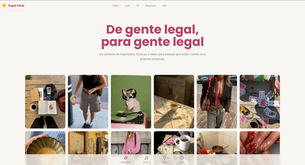 SEPA — Plataforma de Expressão Criativa