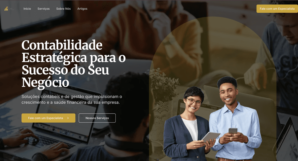 UAI Contabilidade — Landing Page Profissional